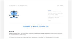 Desktop Screenshot of anokajudicare.org